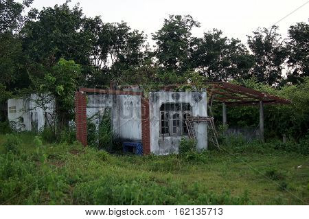 The Abandoned House Inhabited Forest Occurs The Placental Opacity