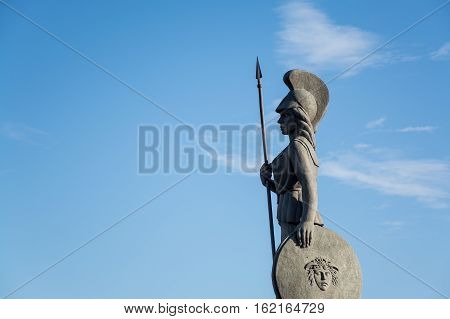 La Minerva monument in Guadalajara, Mexico on a clear day