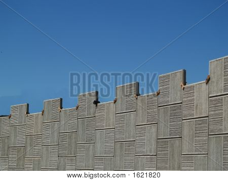 konkrete Konstruktion Mauer