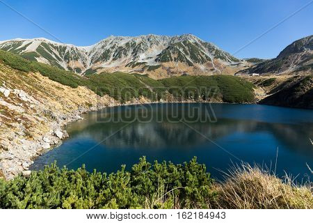Beautiful lake in Tateyama