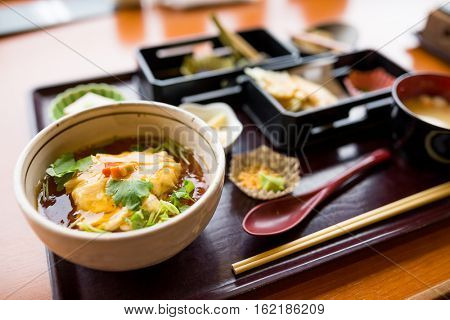 Japanese tofu cuisine