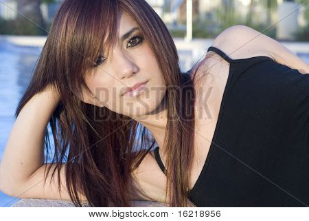 Attraktiv ung modell