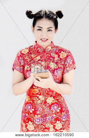 Chinese Happy Suite Potrait In Action Action