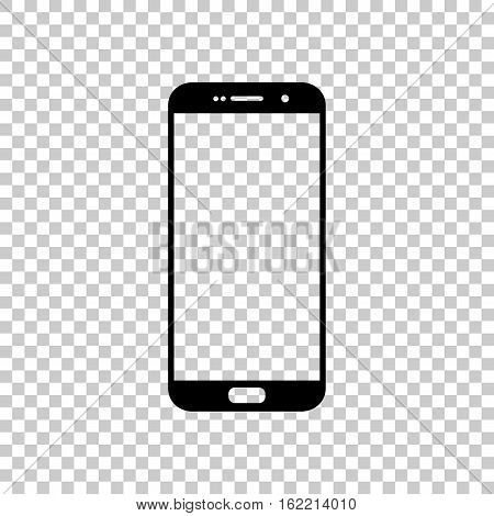 Sellphone icon. Black icon on transparent background.
