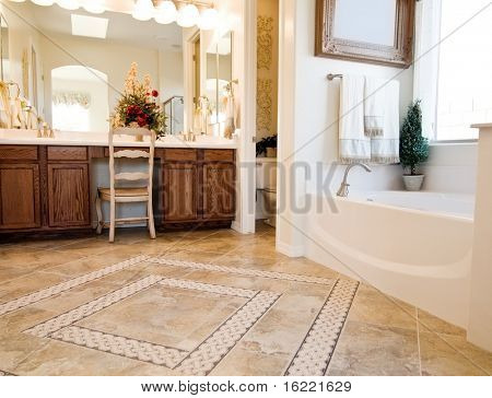 Beautiful modern designer bathroom