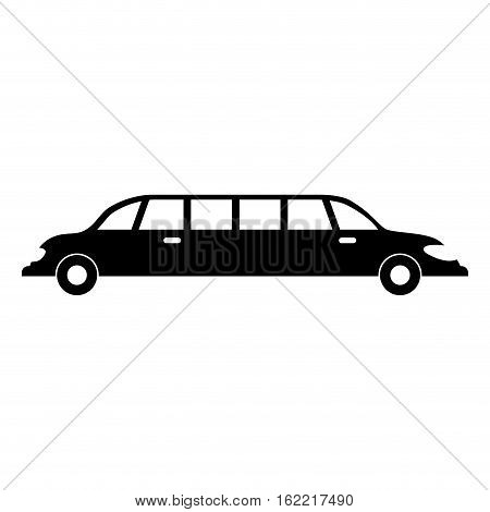 Limousine luxury vehicle icon vector illustration graphic design