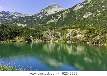 Landscape to Muratov peak and The Eye lake,  Pirin Mountain, Bulgaria