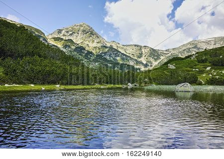 Mountain River and Muratov peak, Pirin Mountain, Bulgaria