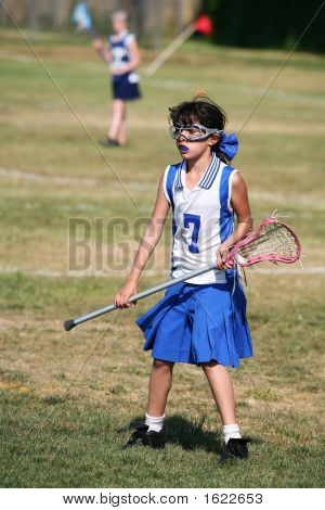 Ragazza di lacrosse