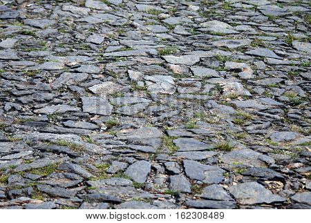 Stone street texture, like a small city of interior