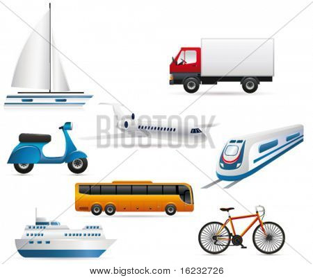 Transport ikon. Vektor