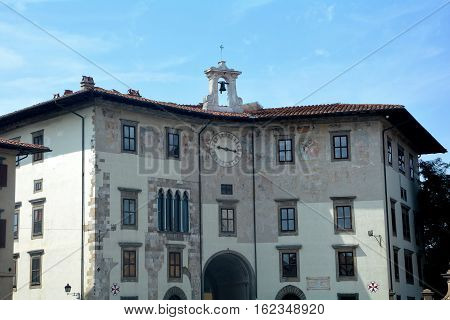 Piazza dei Cavalieri in Pisa City, Italien