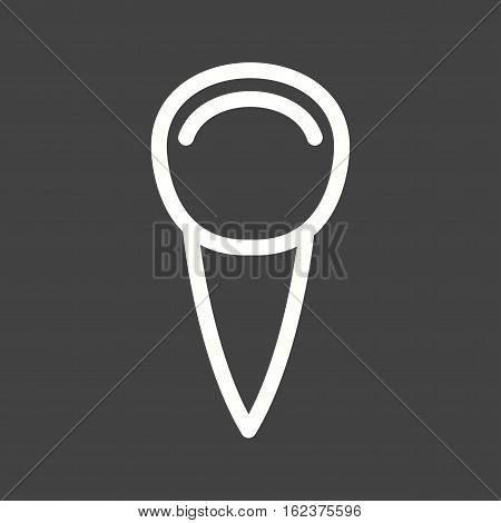 Canine, tooth, teeth icon vector image. Can also be used for dentist equipment. Suitable for mobile apps, web apps and print media.