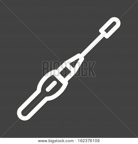 Root, canal, dental icon vector image. Can also be used for dentist equipment. Suitable for mobile apps, web apps and print media.