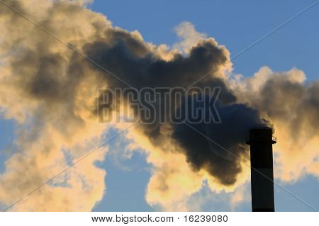 Nuvens de Co2 tóxicas perigosas
