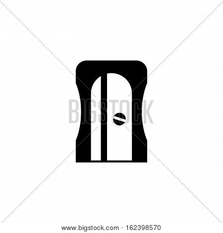 pencil sharpener isolated on white background. Vector illustration