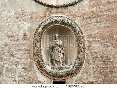 The Palazzo della Ragione with the Torre dell'Orologio (