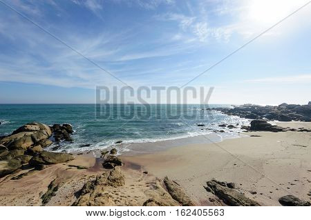 Indian Ocean coast in Kanyakumary the southernmost point of the Indian subcontinental Tamil Nadu India