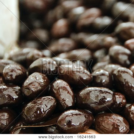 tło z zbliżenie oliwek