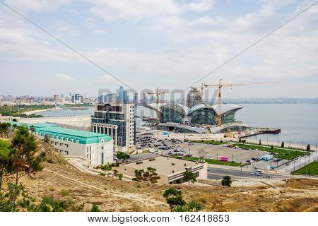 Caspian Waterfront Mall Under Construction, Baku