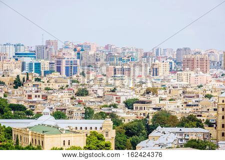 View Over Baku Downtown, Azerbaijan