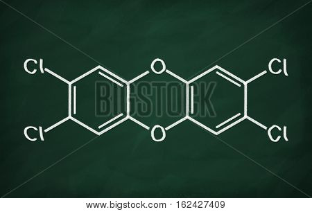 Structural Model Of Dioxin