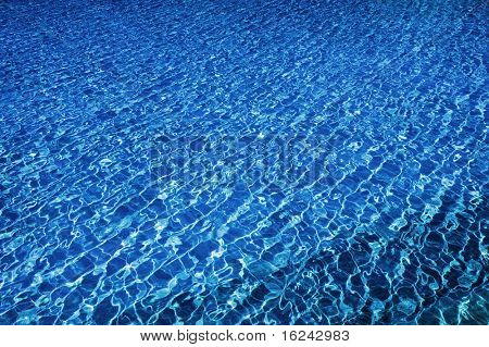 sfondo è costituito da un primo piano delle onde dell'acqua