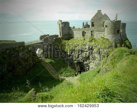 Dunluce Castle, County Antrim, Northern Ireland, UK