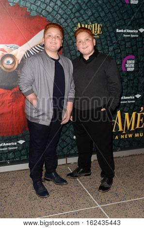 LOS ANGELES - DEC 16:  Matthew Royer, Benjamin Royer at the 