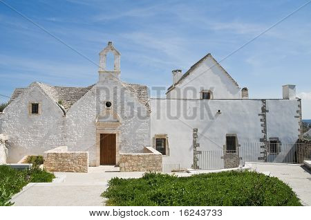 Igreja de St. Anna di Renna. Locorotondo. Apúlia.