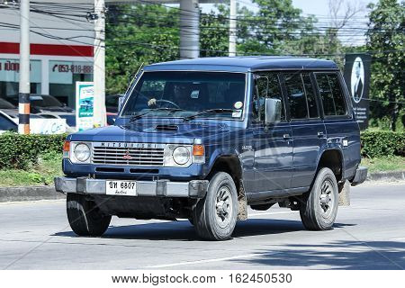 Old Mitsubishi Pajero Suv Car.
