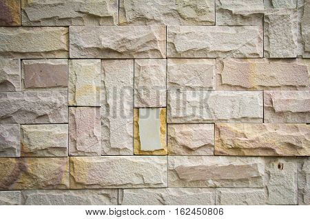 Abstract weathered seamless texture stained old stucco light gray and aged paint white brick wall background in rural room grungy rusty blocks of stonework technology. High resolution white brick