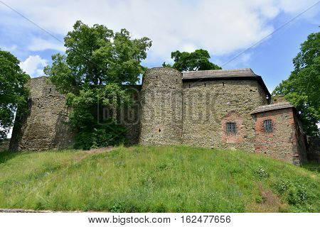 The castle Helfstyn in Czech republic in Europe