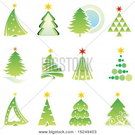 Christmas set. Elements for design
