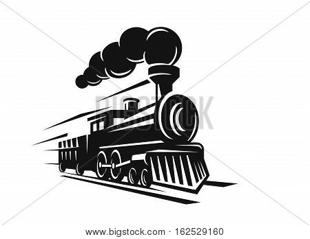 Vector Retro Train Vector Photo Free Trial Bigstock