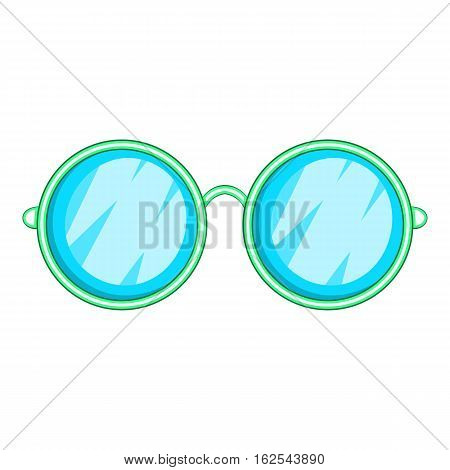 Goggles icon. Cartoon illustration of goggles vector icon for web design