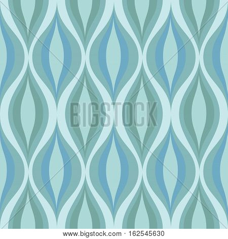 Vintage abstract geometric waved background, seamless pattern