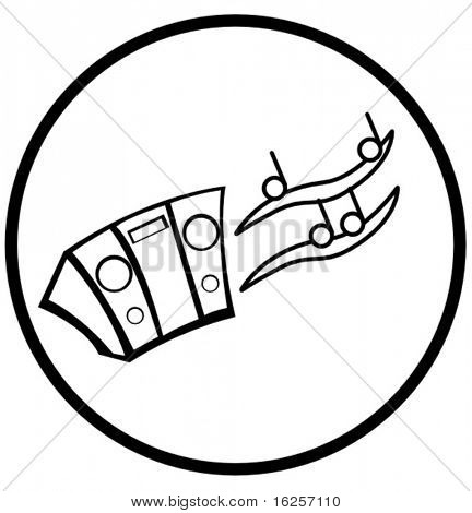 musik afspilleren symbol