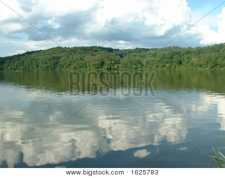 Clouds On The Lake