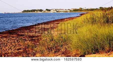 You can see Kismet along the beach behind the Fire Island Lighthouse on teh bay side of the island.