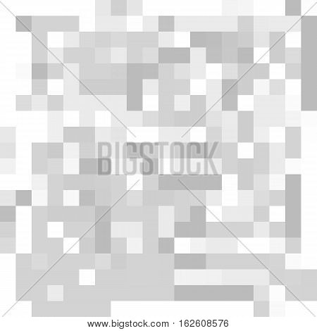 Gray rectangles and squares seamless pattern. Abstract geometric shapes background. Web design texture. Vector webpage background