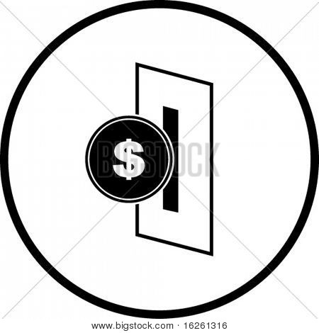 插入硬币符号