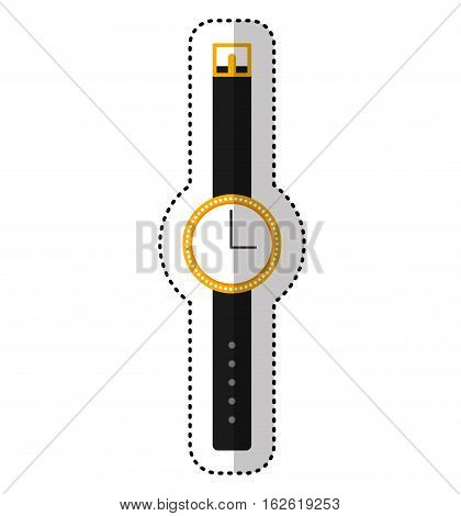 watch wristle female isolated icon vector illustration design