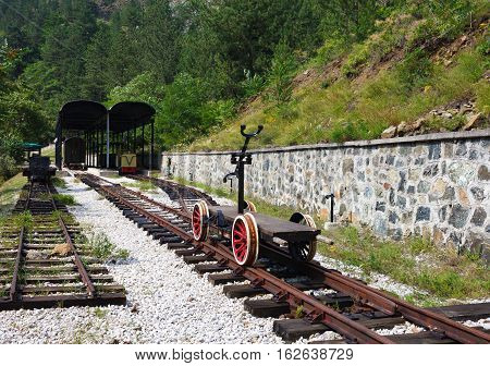 Old Railway Handcar