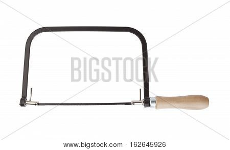 Fret saw for cut on white background