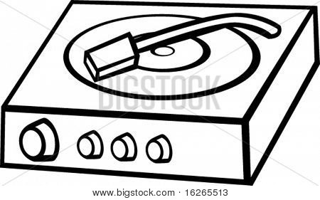 record disc-afspiller