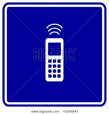signe de téléphone cellulaire