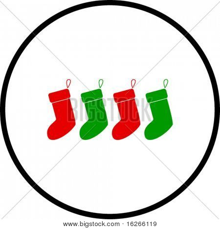 Weihnachten-Stiefel-symbol