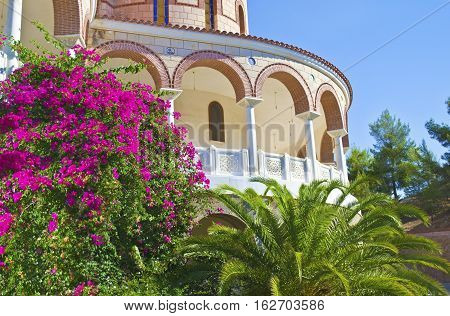 the Monastery of Saint Nectarios in Aegina island Greece