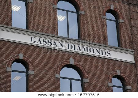 Facade Of Gassan Diamonds In Amsterdam